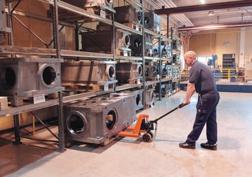 Reduce strain, improve safety with the BT Pro Lifter hand pallet truck