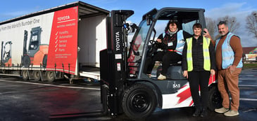 How our forklift donation is helping to aid Ukraine