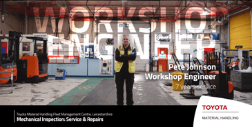 Day in the life of Pete Johnson – Workshop Engineer at our Fleet Management Centre