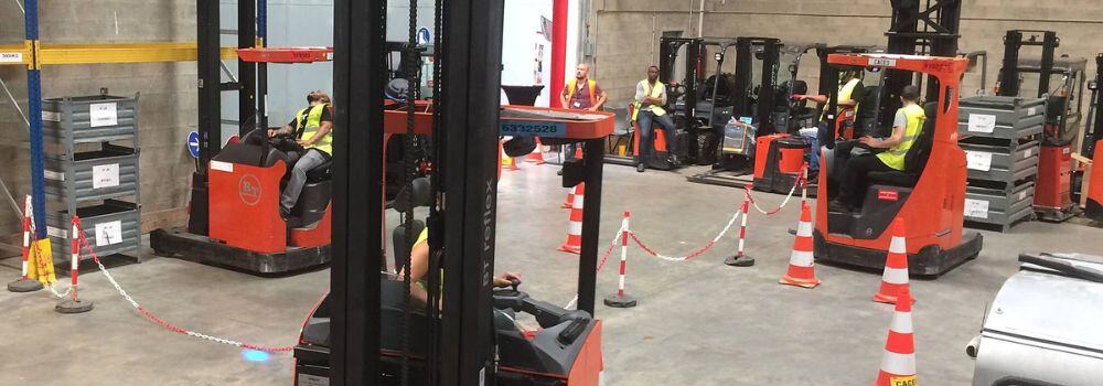 Forklift operator training